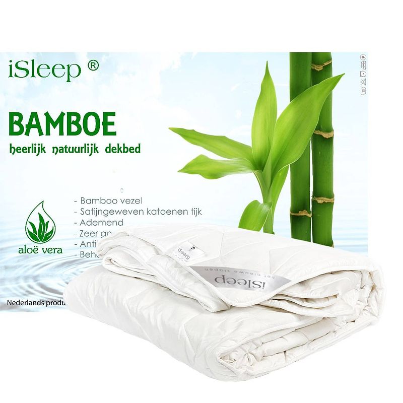 Foto van Isleep enkel dekbed bamboo comfort deluxe - lits-jumeaux 240x220 cm