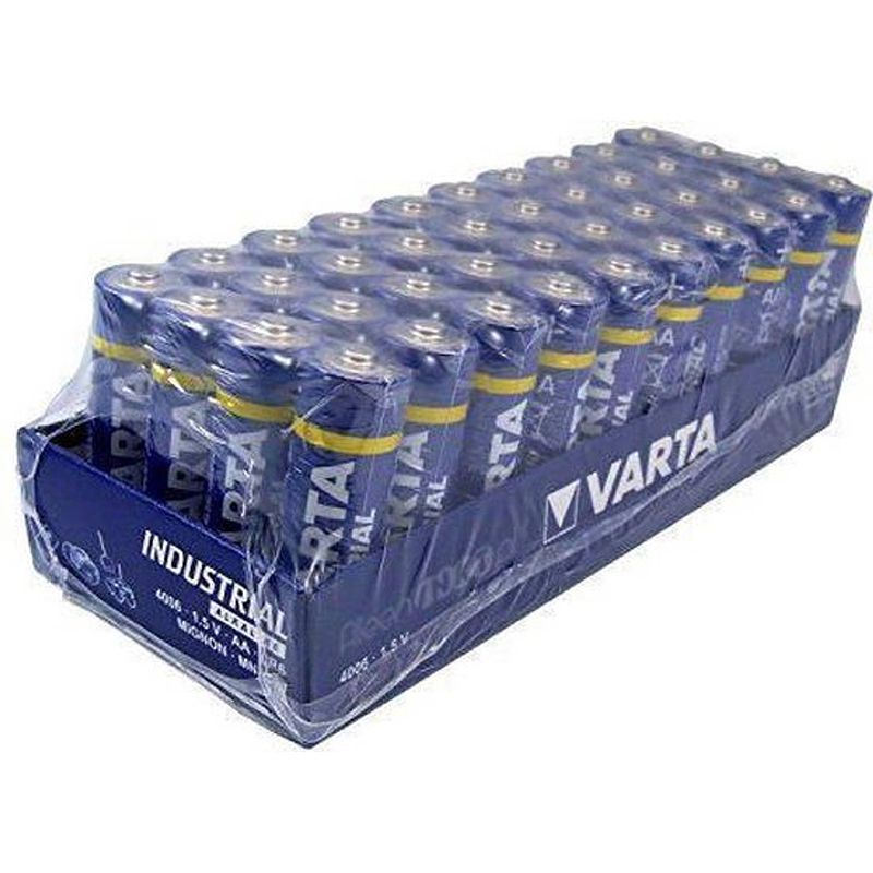 Foto van Varta industrial aa 40-pack aa/lr6/mn1500