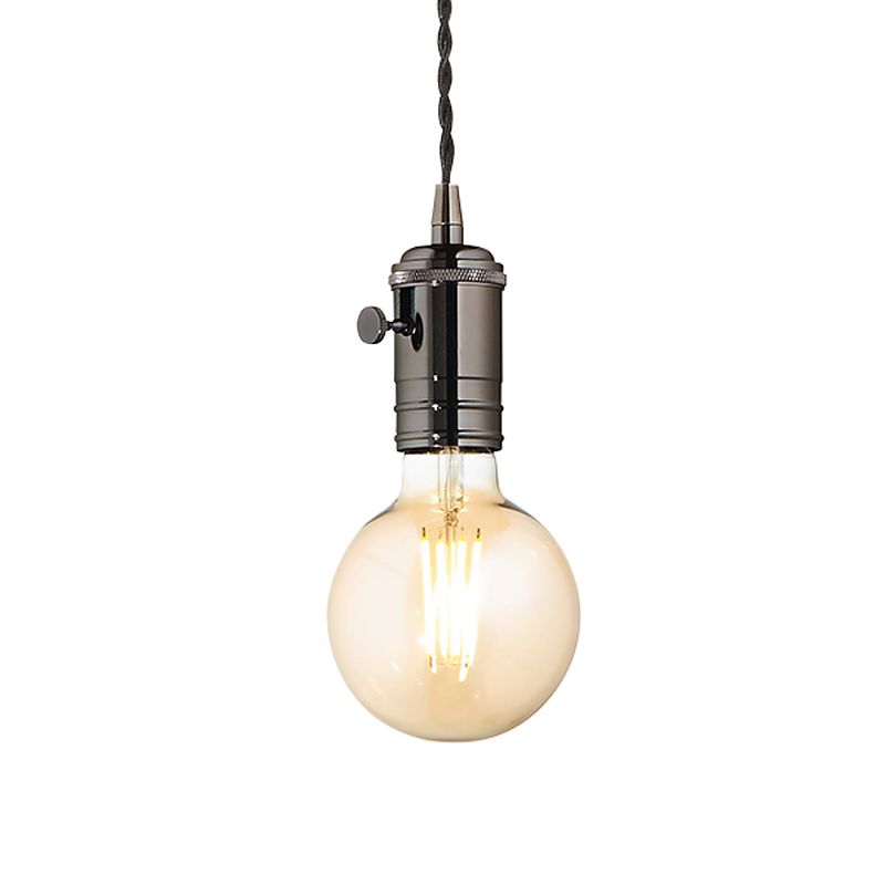 Foto van Ideal lux - doc - hanglamp - metaal - e27 - grijs