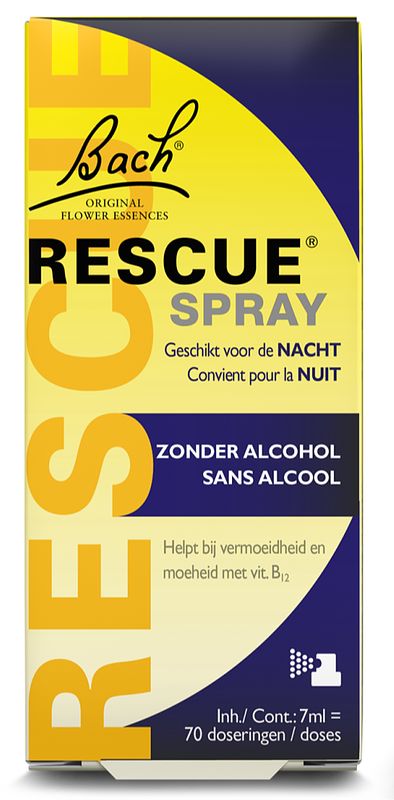 Foto van Bach rescue nacht spray zonder alcohol