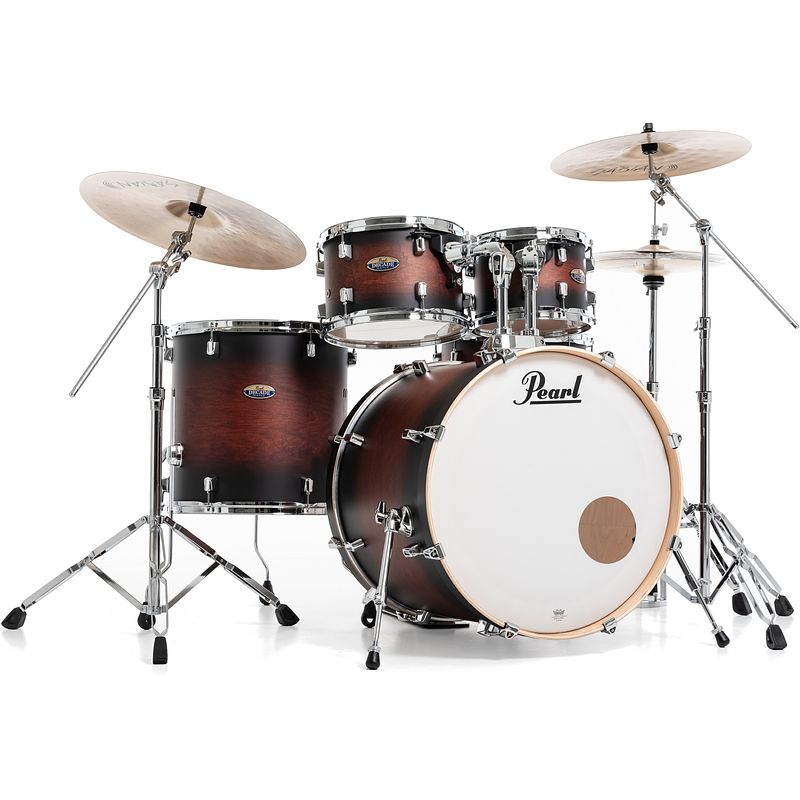 Foto van Pearl dmp925s/c260 decade maple satin brown burst 5 delig drumstel