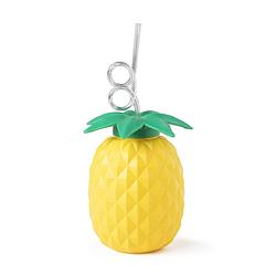 Foto van Drinkbeker ananas - geel