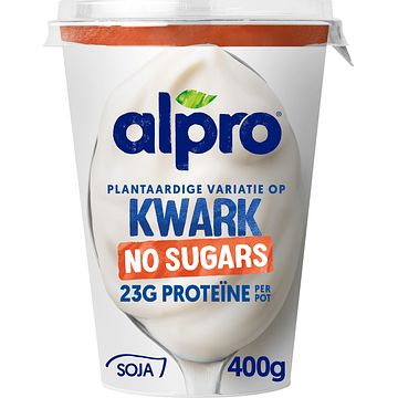 Foto van Alpro plantaardige variatie op kwark zonder suikers 400g bij jumbo