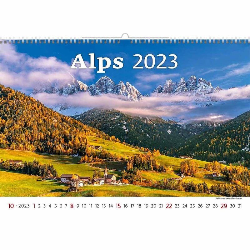 Foto van Alpen kalender 2023