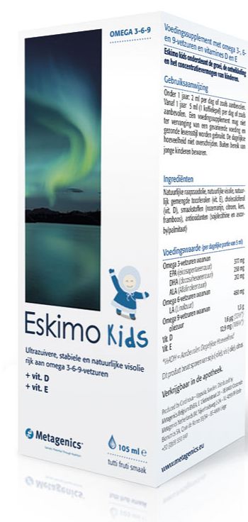 Foto van Metagenics eskimo 3 kids vloeibaar