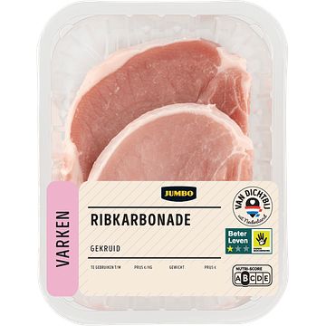 Foto van Jumbo ribkarbonade 2 stuks