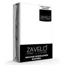 Foto van Zavelo molton hoeslaken (100% katoen)-lits-jumeaux (200x220 cm)