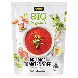 Foto van Jumbo biologische kruidige tomatensoep 300ml