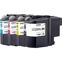 Foto van Brother lc-229xl multipack zwart en kleur cartridge