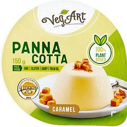 Foto van Vegart panna cotta caramel vegandessert 150g bij jumbo