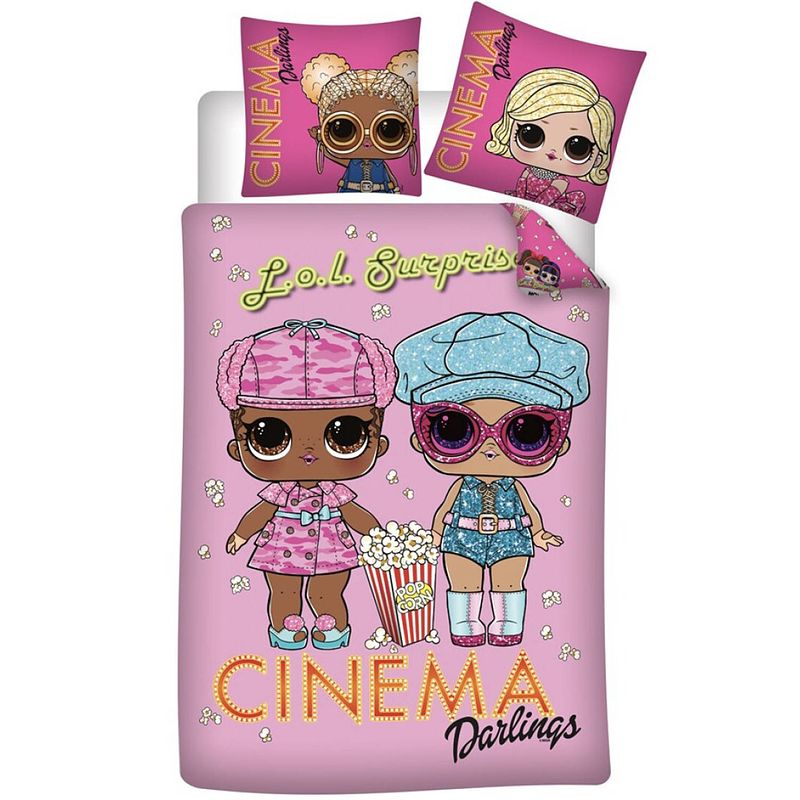 Foto van Lol surprise! dekbedovertrek cinema darlings - eenpersoons - 140 x 200 cm - polyester