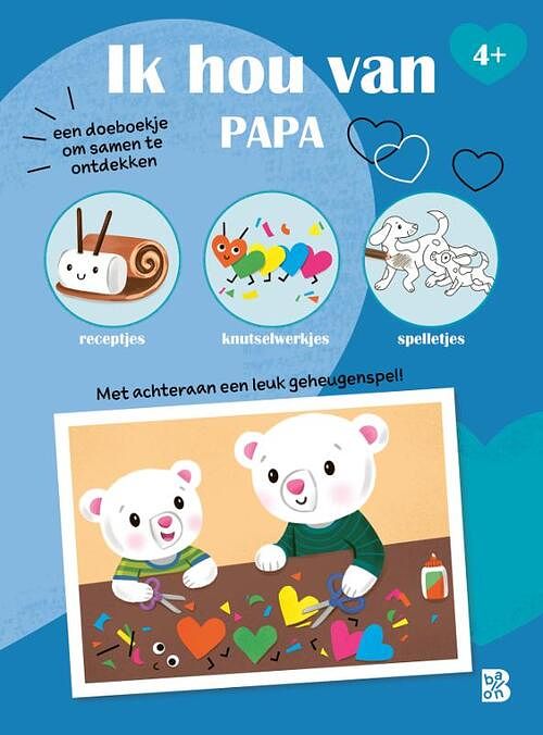 Foto van Hartjesreeks activity: ik hou van papa - paperback (9789403232775)