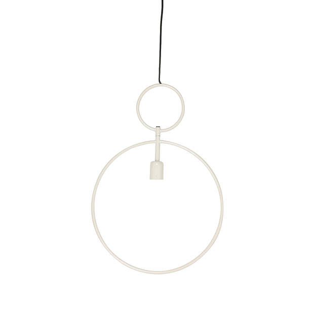 Foto van Light & living - hanglamp dorina - 40x4x57 - grijs