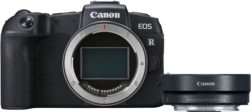 Foto van Canon eos rp body + ef-eos r adapter