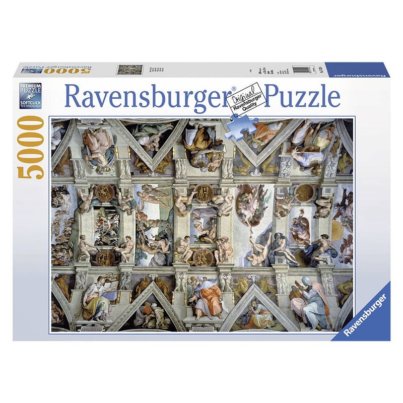 Foto van Ravensburger puzzel sixtijnse kapel - 5000 stukjes