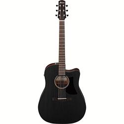 Foto van Ibanez aad190ce advanced acoustic weathered black open pore elektrisch-akoestische westerngitaar