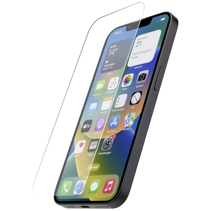 Foto van Hama 00219931 screenprotector (glas) geschikt voor: iphone 15 plus, iphone 15 pro max 1 stuk(s)