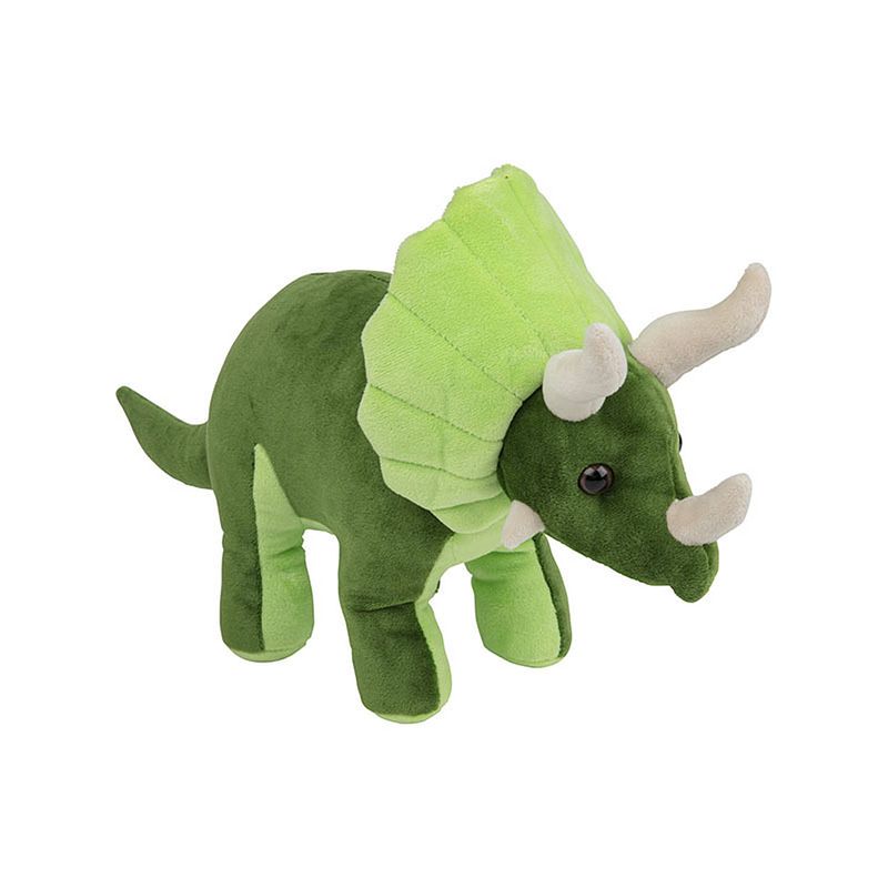 Foto van Pluche knuffel dinosaurus triceratops van 20 cm - knuffeldier