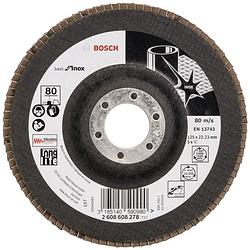 Foto van Bosch accessories 2608608278 x581 lamellenschijf diameter 125 mm boordiameter 22.33 mm rvs 1 stuk(s)