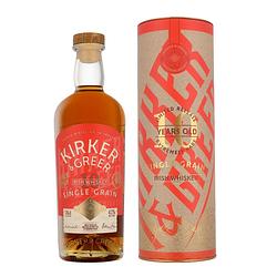 Foto van Kirker & greer single grain 10 years 70cl whisky + giftbox