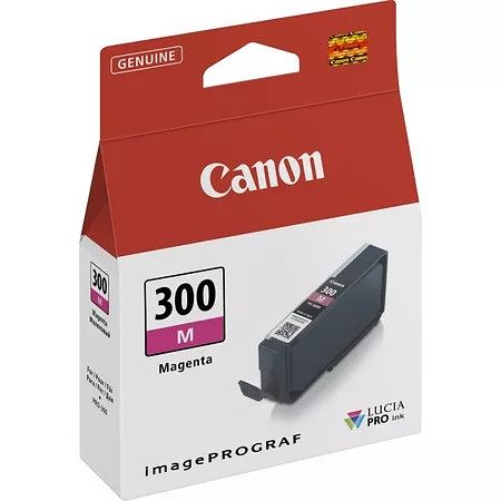 Foto van Canon pfi-300 ink magenta inkt paars