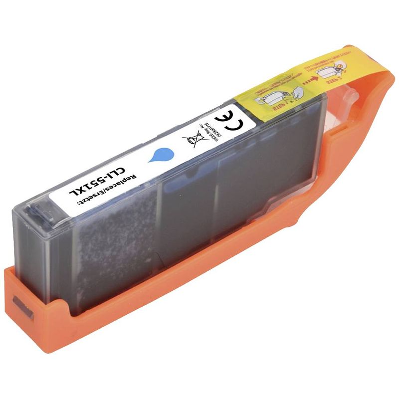 Foto van Renkforce inktcartridge vervangt canon cli-551 c xl (6444b001) compatibel cyaan rf-5655918