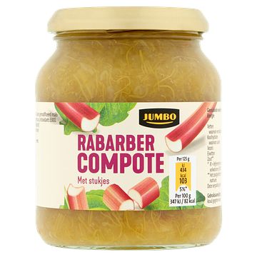 Foto van Jumbo rabarbercompote 360g