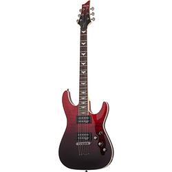 Foto van Schecter omen extreme-6 elektrische gitaar blood burst (bb)