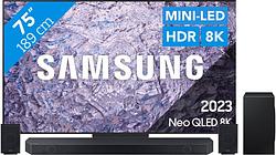 Foto van Samsung neo qled 8k 75qn800c (2023) + soundbar