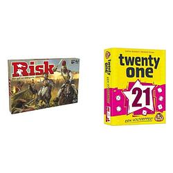 Foto van Spellenbundel - 2 stuks - risk & twenty one