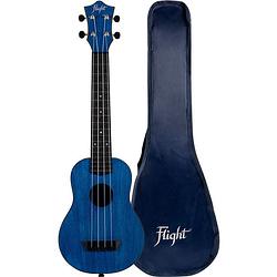 Foto van Flight travel series tusl35 dark blue concert scale sopraan ukelele met gigbag