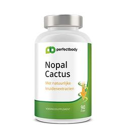 Foto van Perfectbody nopal cactus extract capsules - 90 vcaps