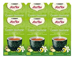 Foto van Yogi tea green jasmine voordeelverpakking