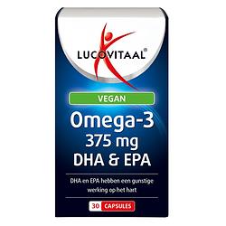 Foto van Lucovitaal omega-3 vegan 375mg dha & epa capsules