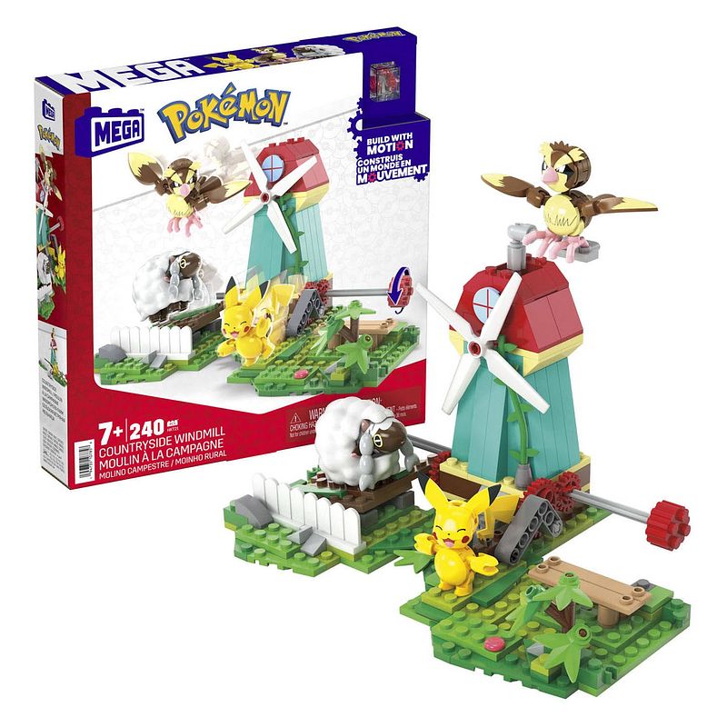 Foto van Mattel - - mega pokémon bouwset - windmolen