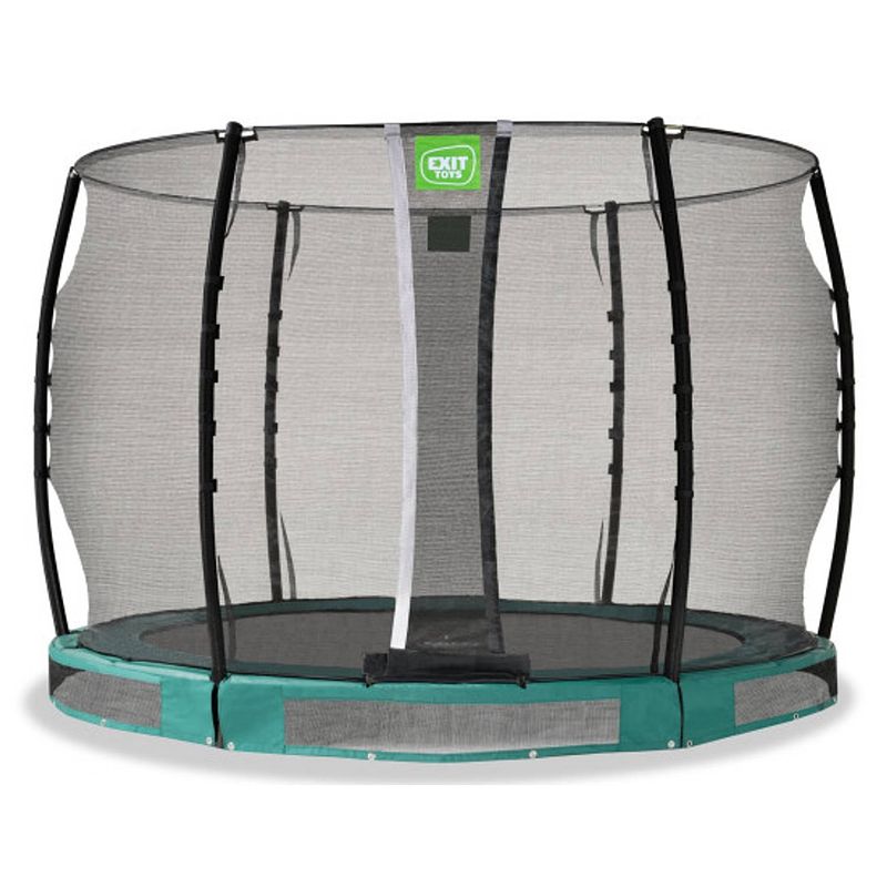 Foto van Exit allure classic inground trampoline ø305cm - groen