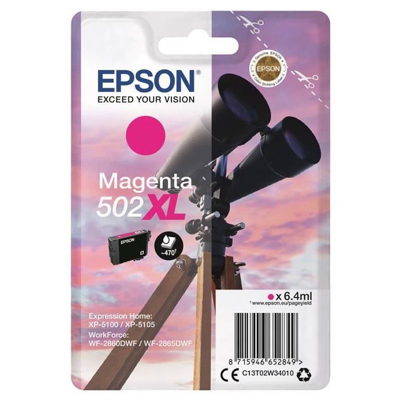 Foto van Epson twin cartridge - magenta xl 502