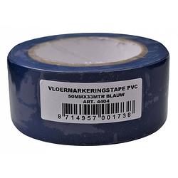 Foto van Verlofix vloermarkeringtape 50 mm x 33 m pvc blauw