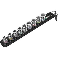 Foto van Wera belt b 1 05003970001 dop (zeskant) dopsleutelinzetset 10-delig 3/8 (10 mm)