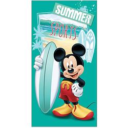 Foto van Disney mickey mouse strandlaken summer sports - 70 x 140 cm - polyester