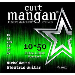 Foto van Curt mangan nickel wound 3rd 10-50 snarenset voor elektrische gitaar