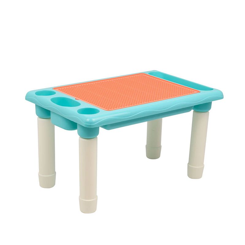 Foto van Decopatent® - kindertafel bouwtafel - speeltafel met bouwplaat (voor