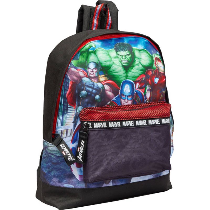 Foto van Avengers rugzak junior 13 liter zwart/rood