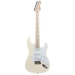 Foto van Fender eric clapton stratocaster olympic white mn