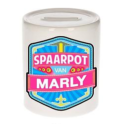 Foto van Kinder spaarpot voor marly - keramiek - naam spaarpotten