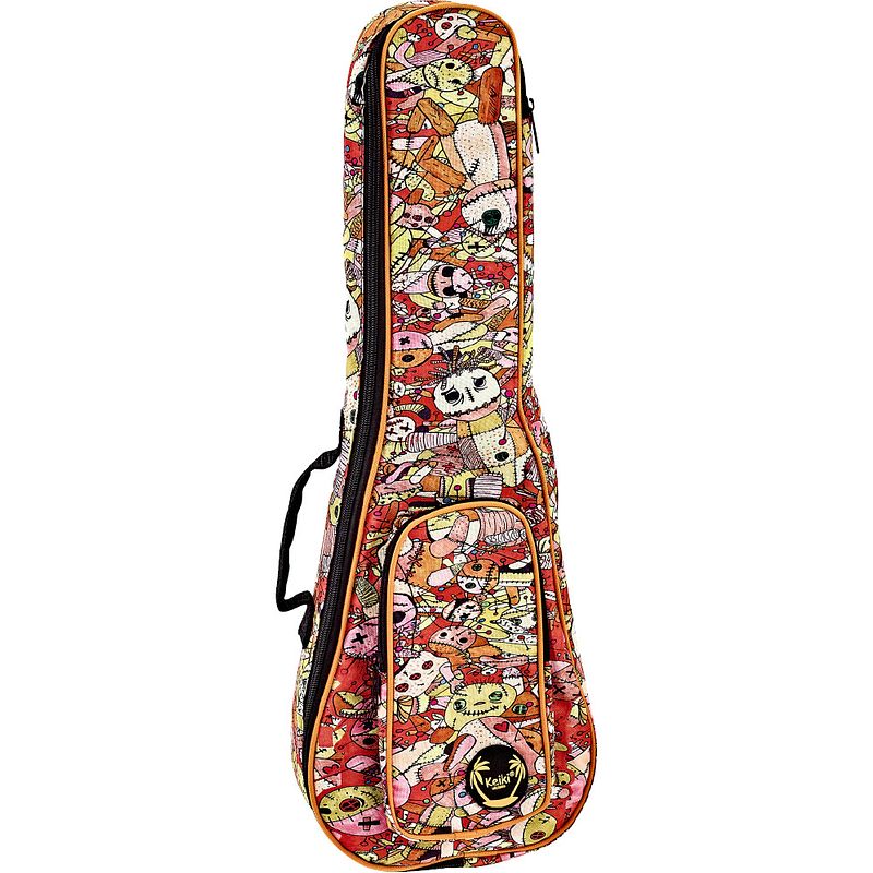 Foto van Ortega keiki kub-vp-cc voodoo puppet gigbag voor concert ukelele