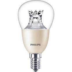 Foto van Philips lighting 30642400 led-lamp energielabel f (a - g) e14 kogel 8 w = 60 w warmwit (ø x l) 54 mm x 109 mm 1 stuk(s)