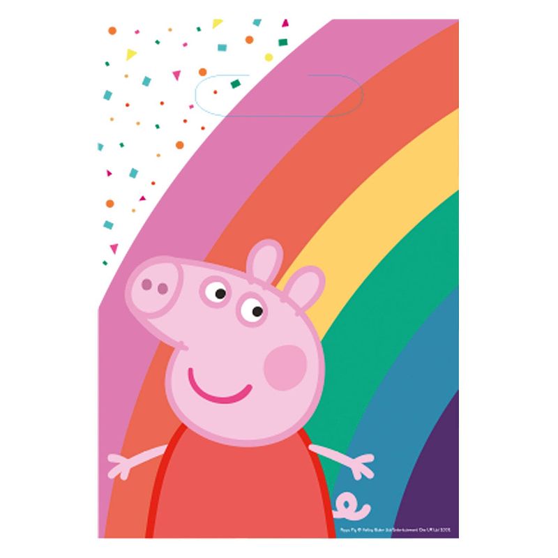 Foto van Amscan uitdeelzakjes peppa pig 8 stuks