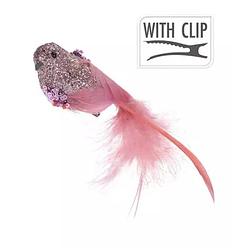 Foto van Nampook - bird on clip 15 cm 2pcs pink