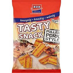 Foto van Xox tasty snack pulled pork style 125 g bij jumbo